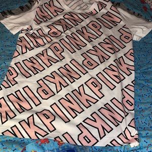 All over logo sequin t shirt